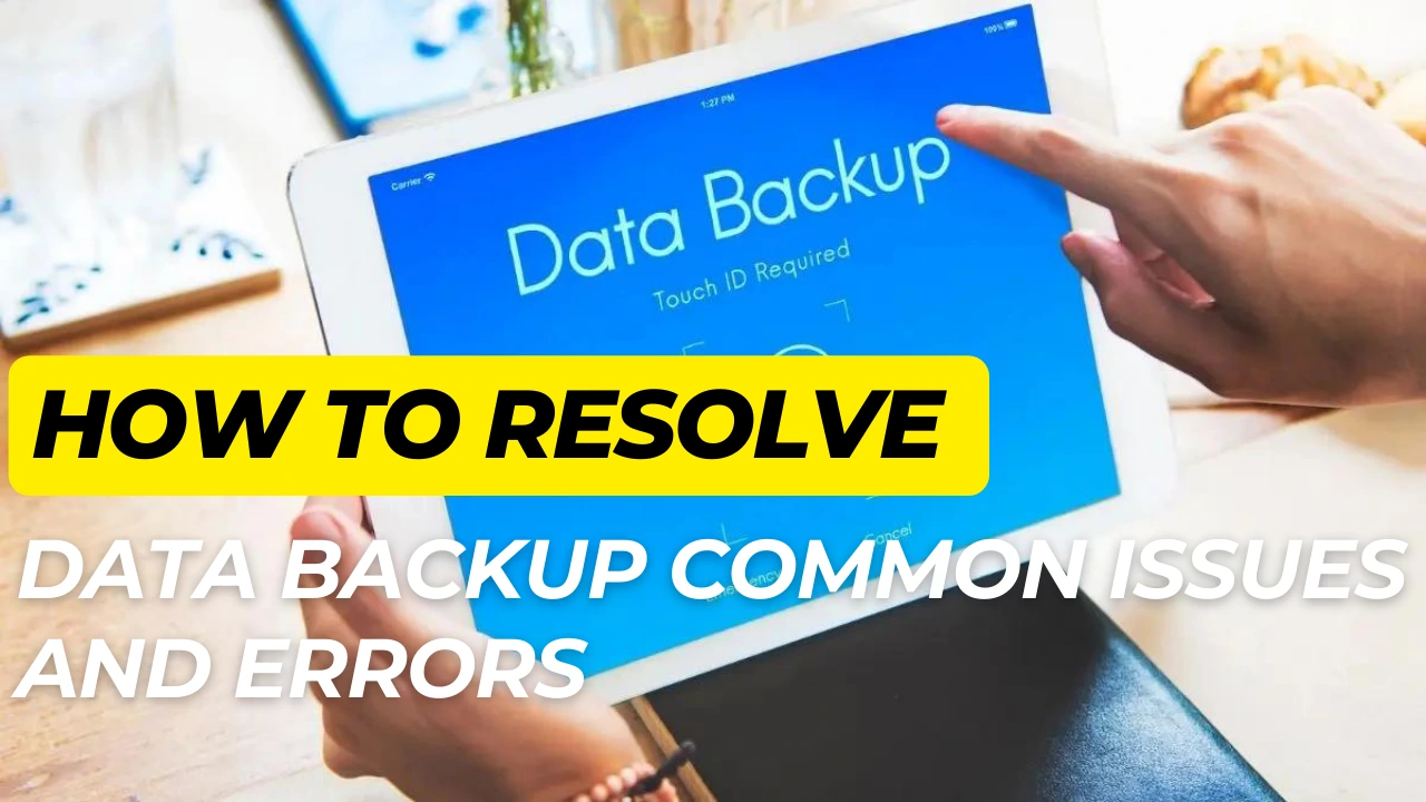 Data Backup common issue