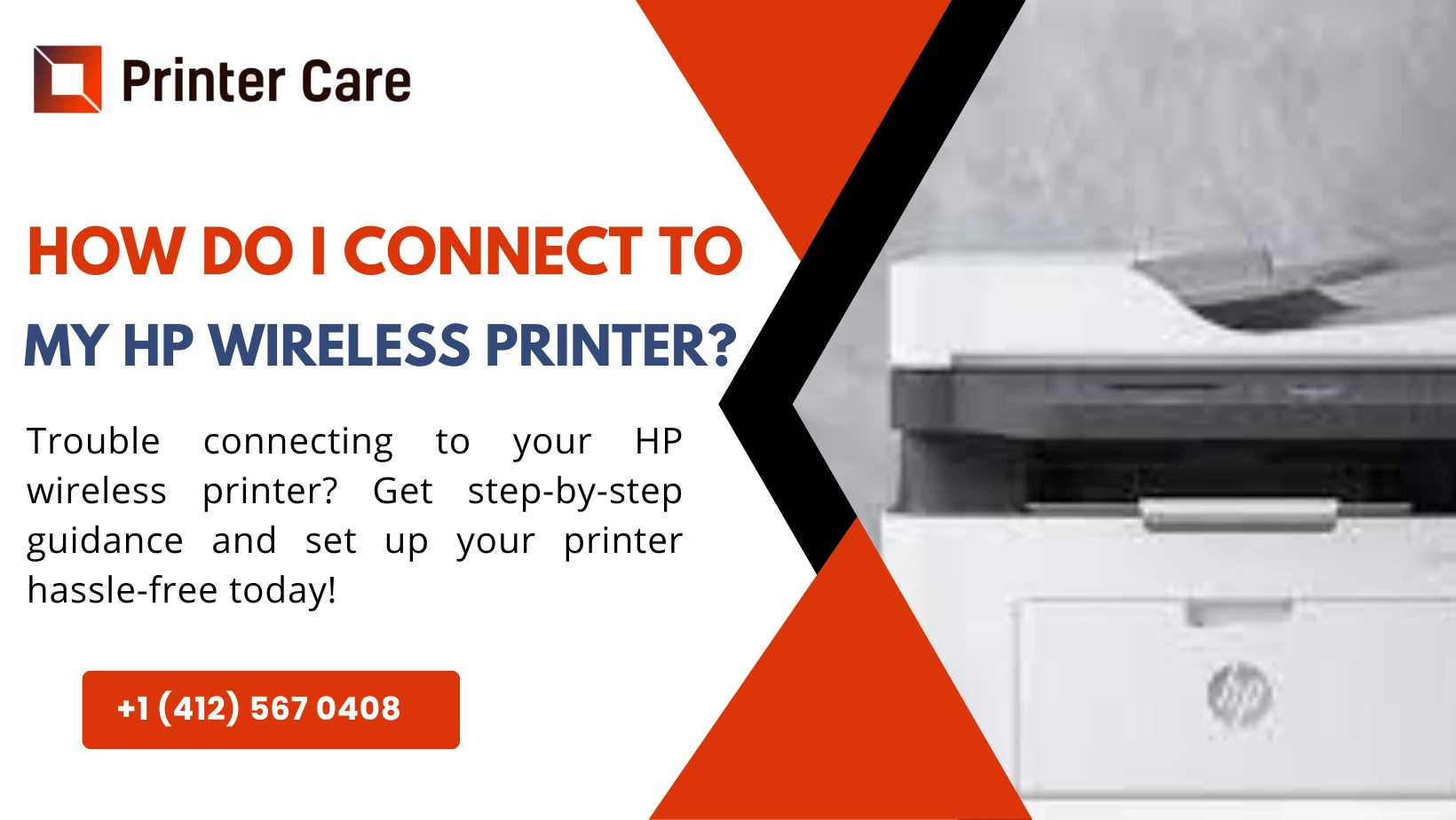 How do I connect to my HP wireless printer