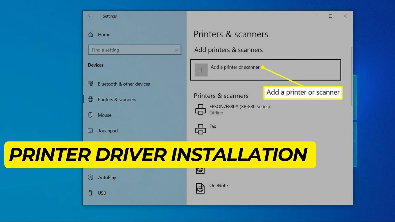 Printer Driver Installation