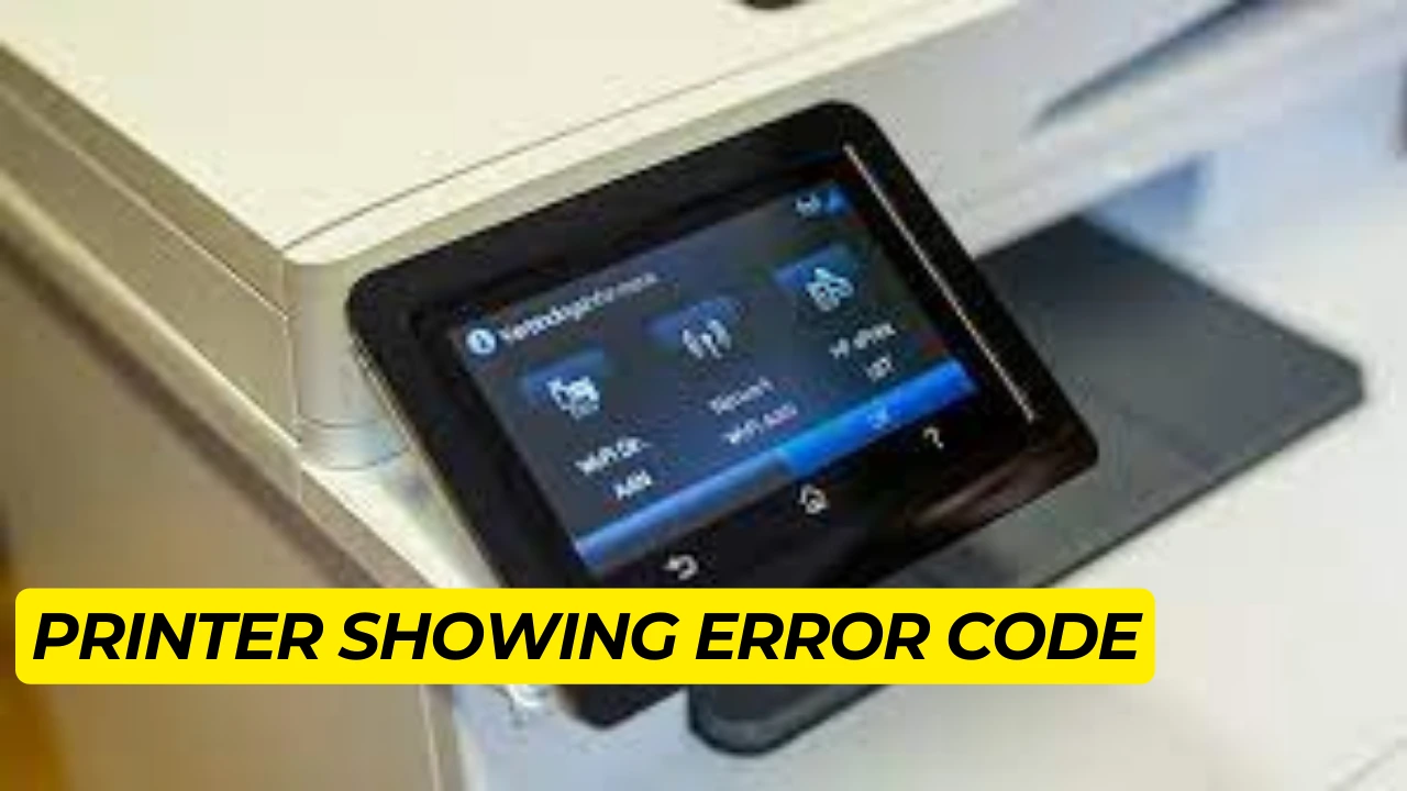 Printer Showing Error Code