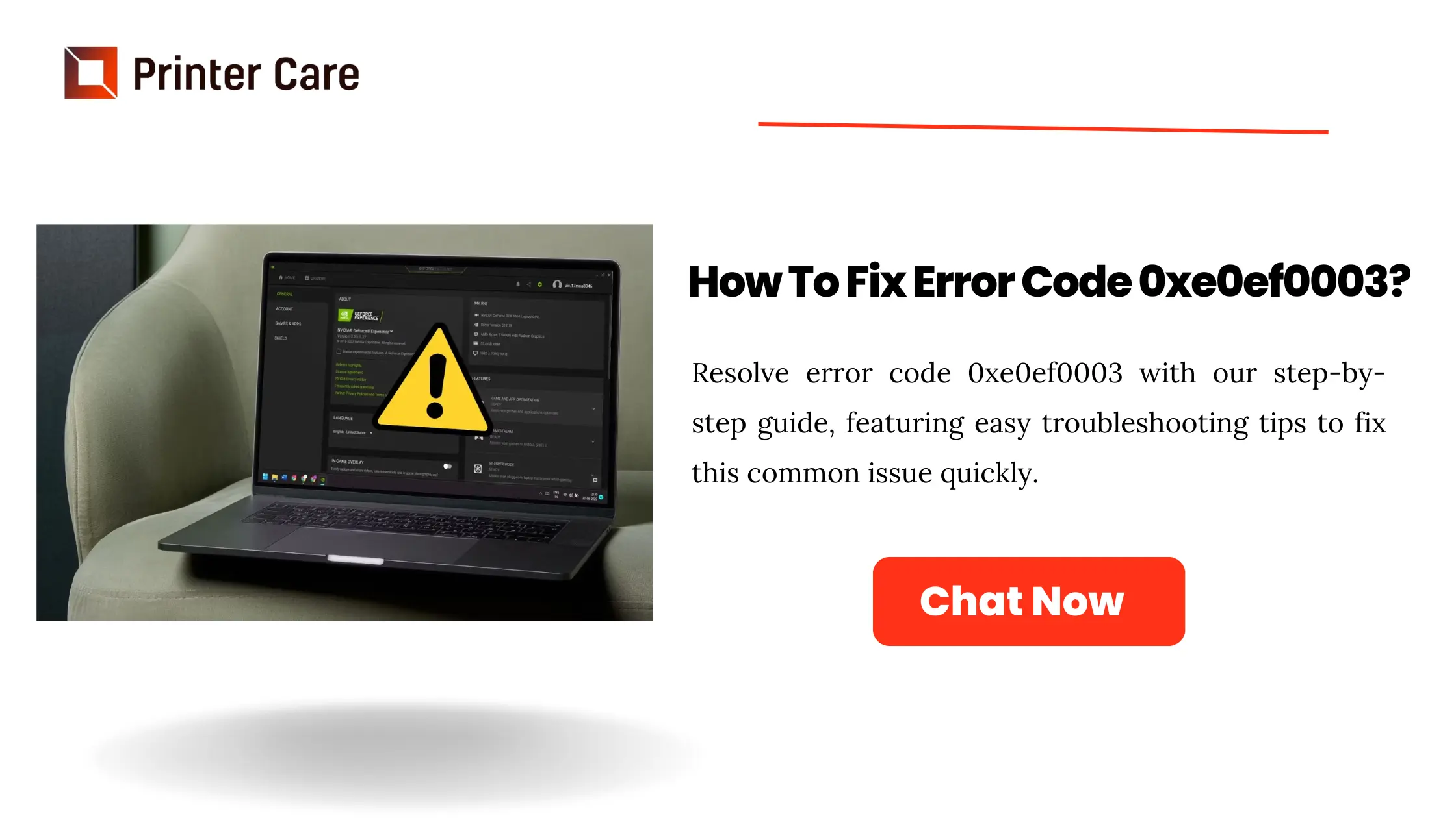 How To Fix Error Code 0xe0ef0003