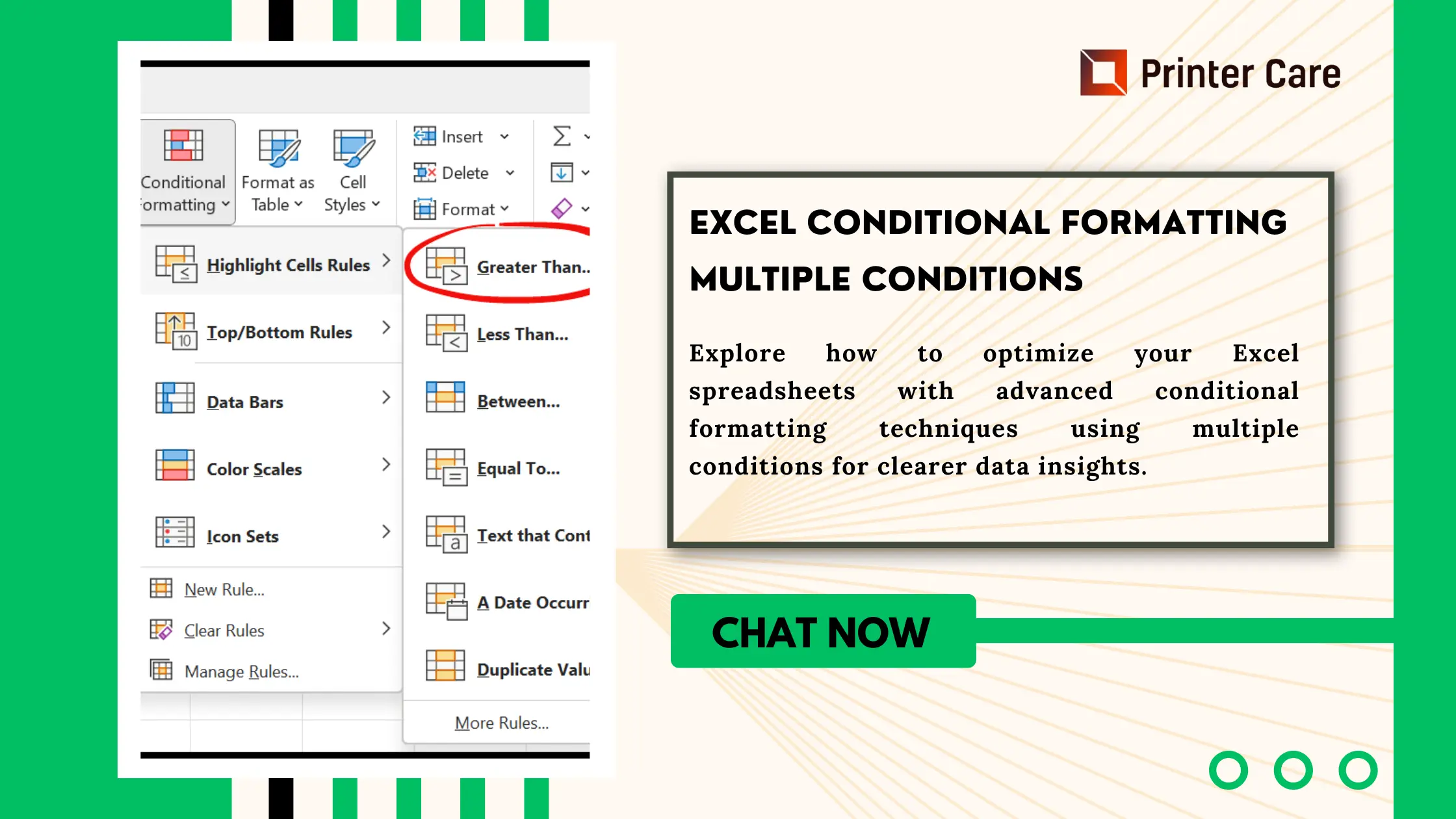 Excel Conditional Formatting Multiple Conditions